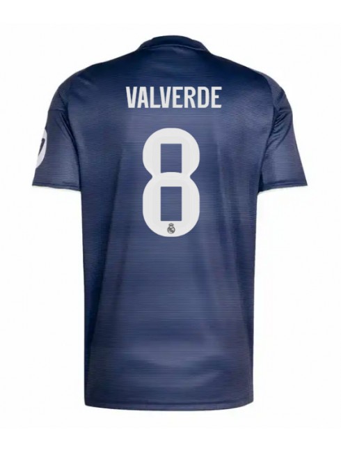 Real Madrid Federico Valverde #8 Replika Borta Kläder 2025-26 Kortärmad Real Madrid Federico Valverde #8 Replika Borta Kläder 2025-26 Kortärmad